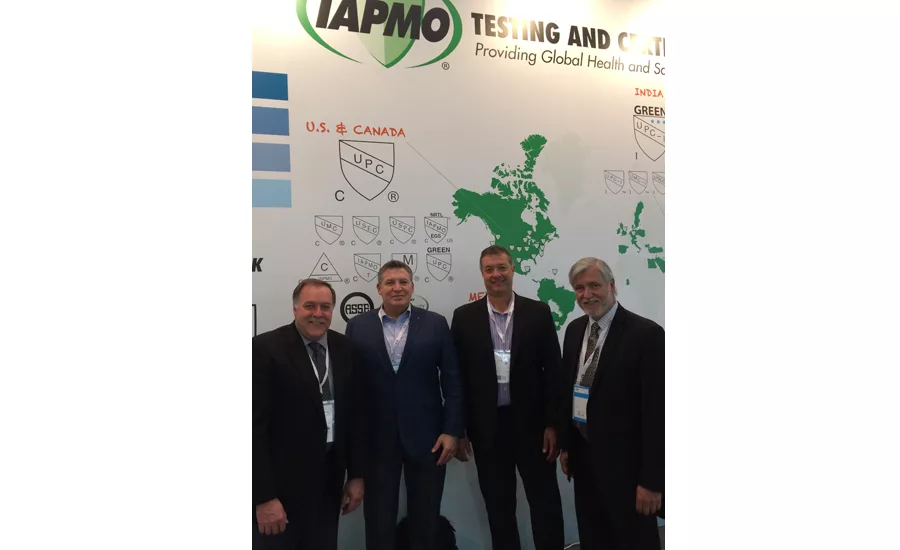 In IAPMO’s booth at ISH 2017