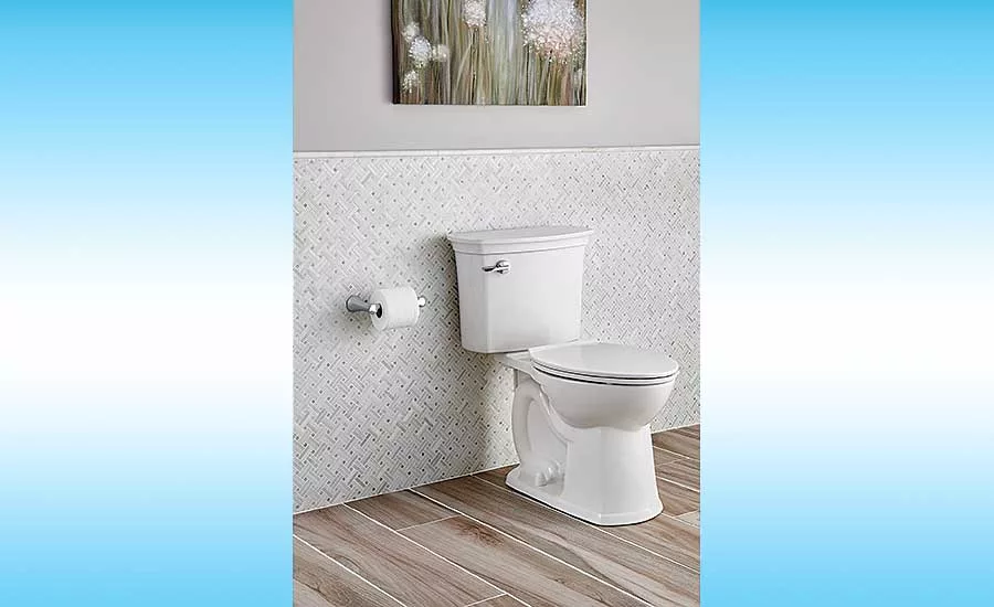 Classic design lines are highlighted in the high-efficiency ActiClean self-cleaning toilet