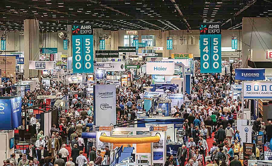 Smartphone-accessible technologies were abundant at the 2017 AHR Expo in Las Vegas