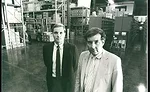 Ferguson historical photo, Roach (left) is shown with retired CEO David Peebles