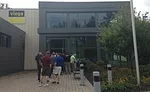 Contractors began lining up to view the newly renovated Viega Educational Facility