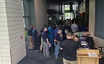 Contractors filled the halls to see the new Interactive Learning Center