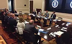 The plumbing industry delegation educated White House officials