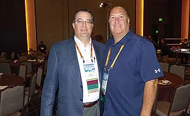 Bradford White President and COO Bruce Carenvale (left) with Bradford White CEO Nick Giuffre at NETWORK2017 in Nashville