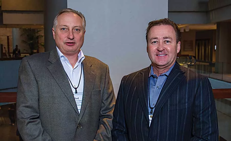 Equity Vice President of Marketing and Supplier Relations Ted Havel with Equity President and CEO Matt Roos