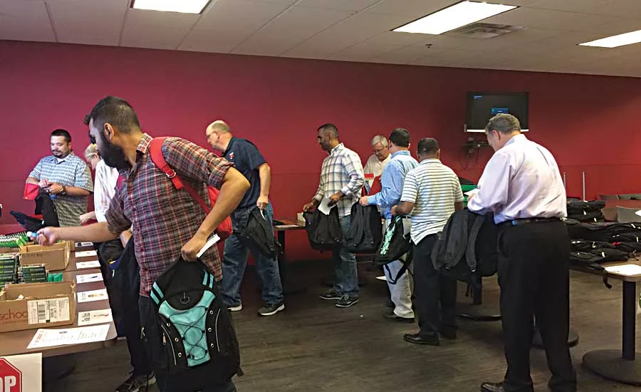 Gerber and Danze school supplies drive