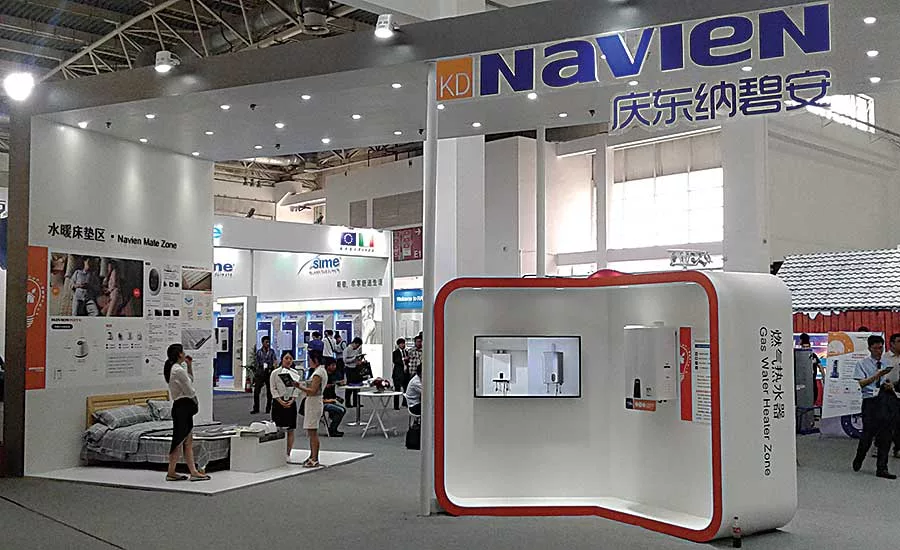 Navien Display at 2017 ISH China