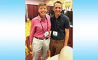 American Bath Group’s Molly Caplenor (left) and Brett Carey