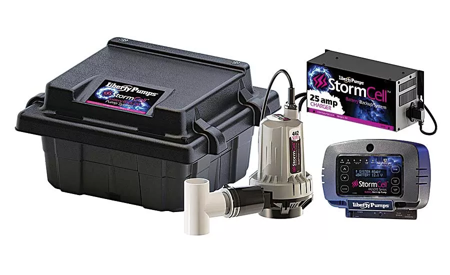 Liberty Pumps’ StormCell battery back-up pumps