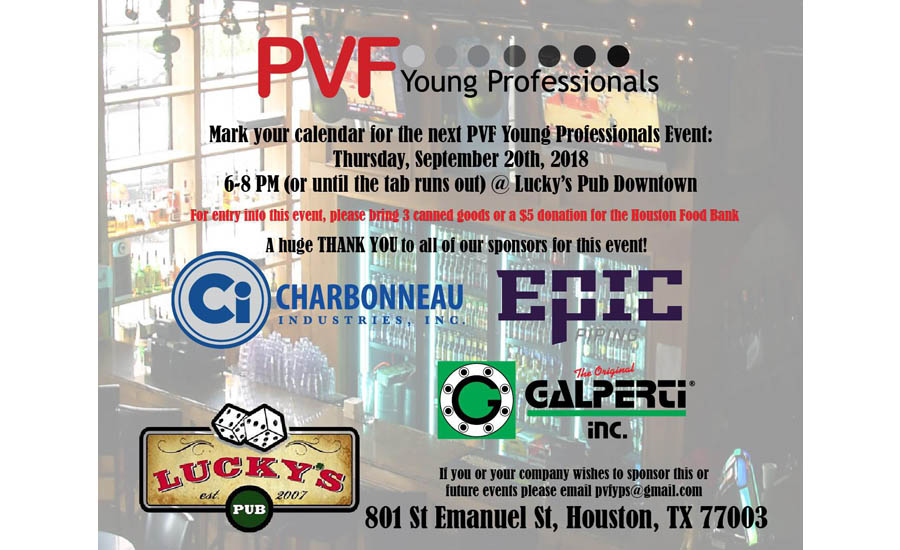 Also, the PVF Roundtable’s Young Professionals group will meet on Sept. 20.