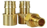 Uponor ProPEX brass transition fittings
