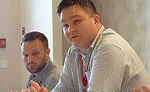 Bradford White’s Greg Eynon takes part in a panel discussion during NCWA’s Young Executives