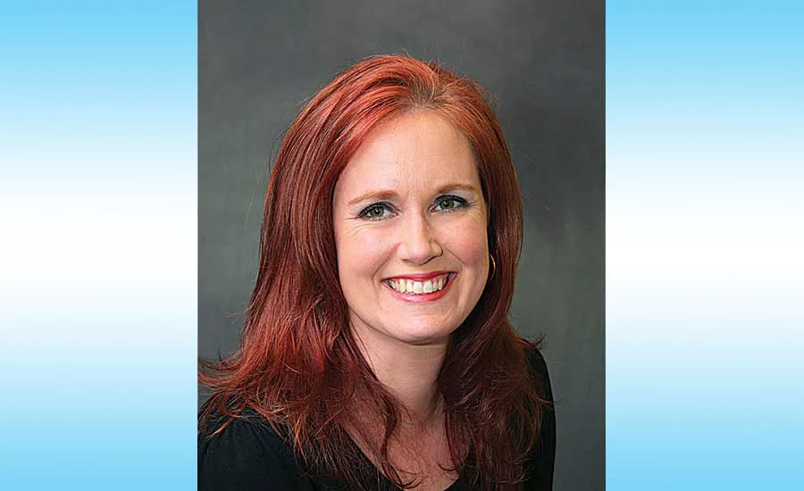 Kate Olinger of Uponor North America and BCD division of the Plastics Pipe Institute