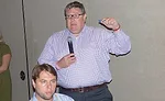 Kohler’s Jim Lewis, shown during a strategic planning session in the Bahamas