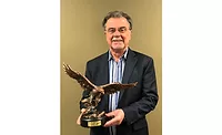 1018AIMR_Jim A. O. Smith Water Products’ Senior Vice President of Sales Jim Margoni was recently awarded the 2018 Golden Eagle Award