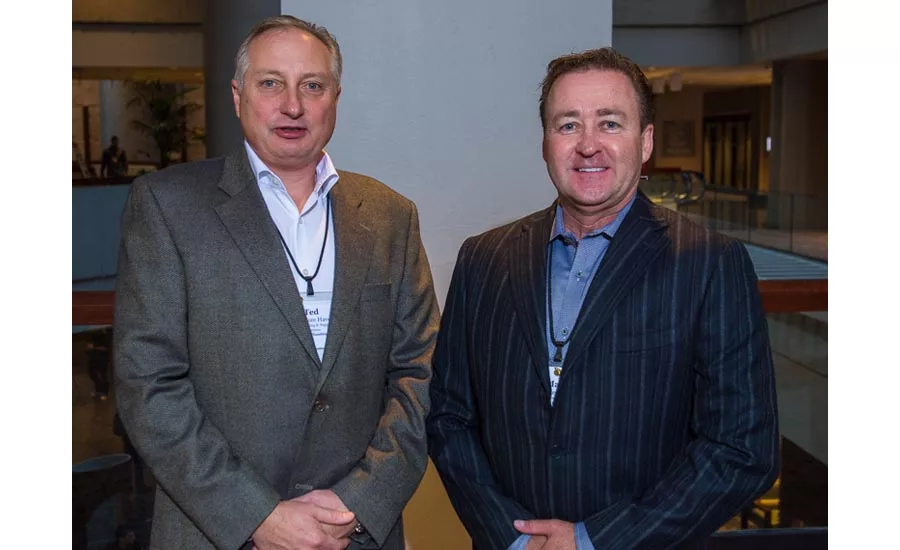 Equity Plumbing President Matt Roos (right) with Vice President of Marketing and Supplier Relations Ted Havel.