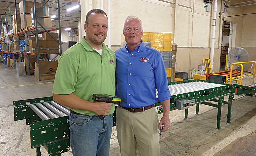 Weaver with APR Supply Distribution Center Manager Dustin Hollinger
