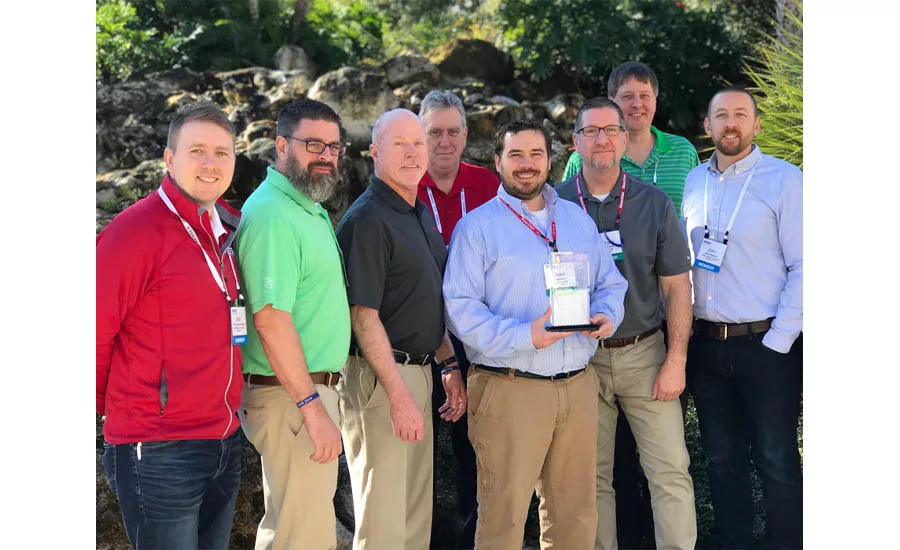 Sioux Chief was a winner in the plumbing specialties category, represented by Hart Travers