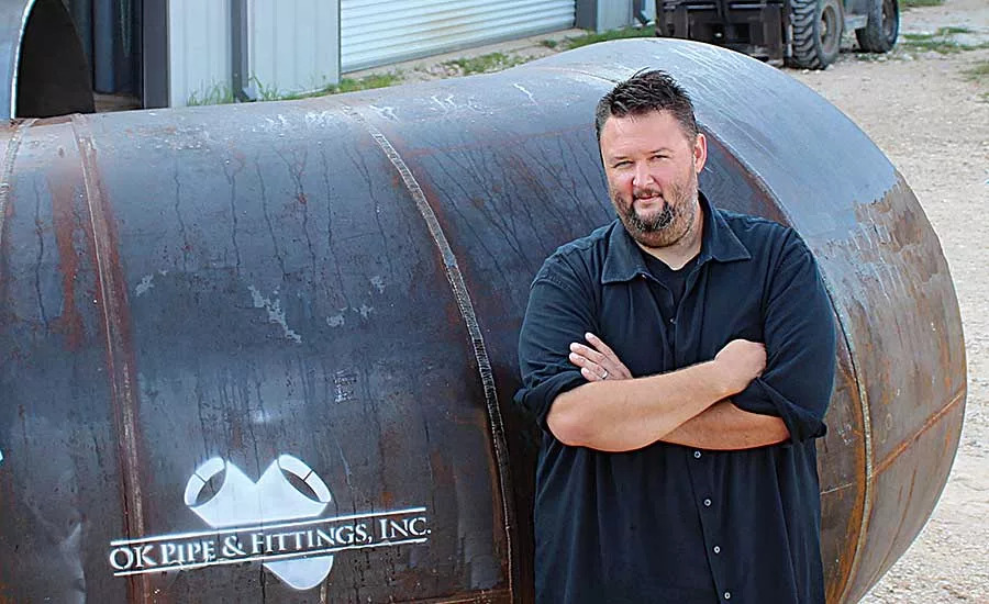 OK Pipe & Fittings Owner and President Gabe Hatfield