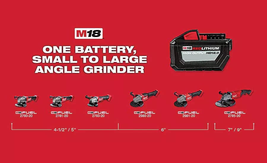 Milwaukee Tool cordless grinder